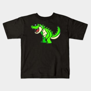 Crocodile animal motif alligator animal welfare for children Kids T-Shirt